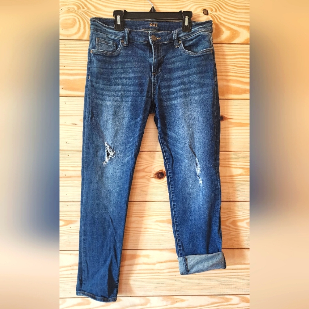 KUT petite Boyfriend Fit jeans